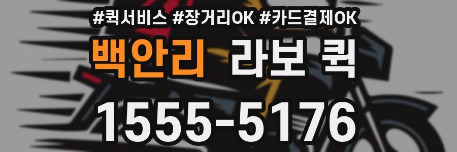 백안리 라보 퀵