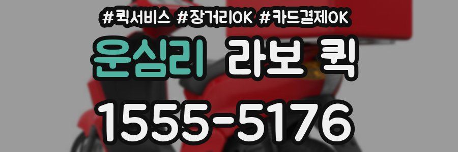 운심리 라보 퀵