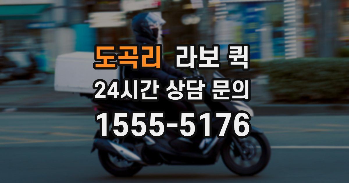 도곡리 라보 퀵