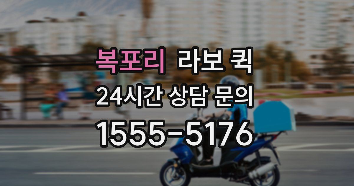 복포리 라보 퀵