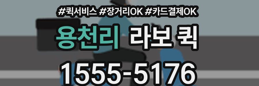 용천리 라보 퀵