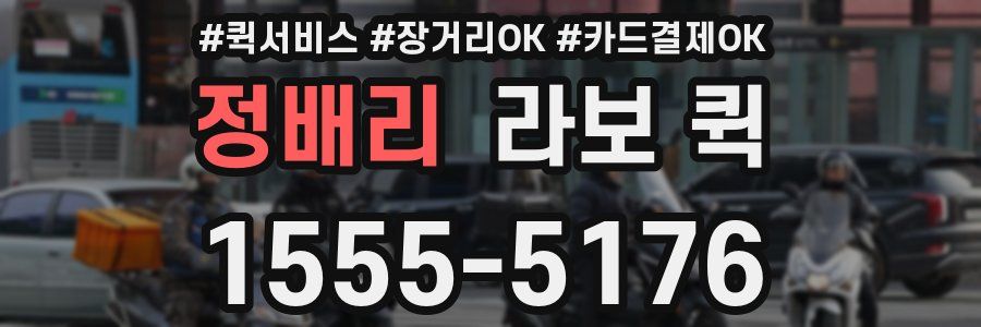 정배리 라보 퀵