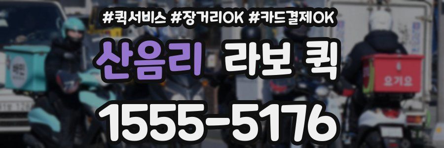 산음리 라보 퀵