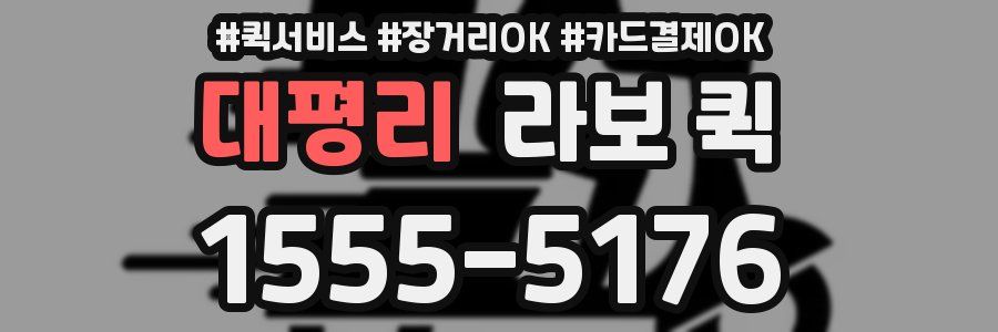 대평리 라보 퀵