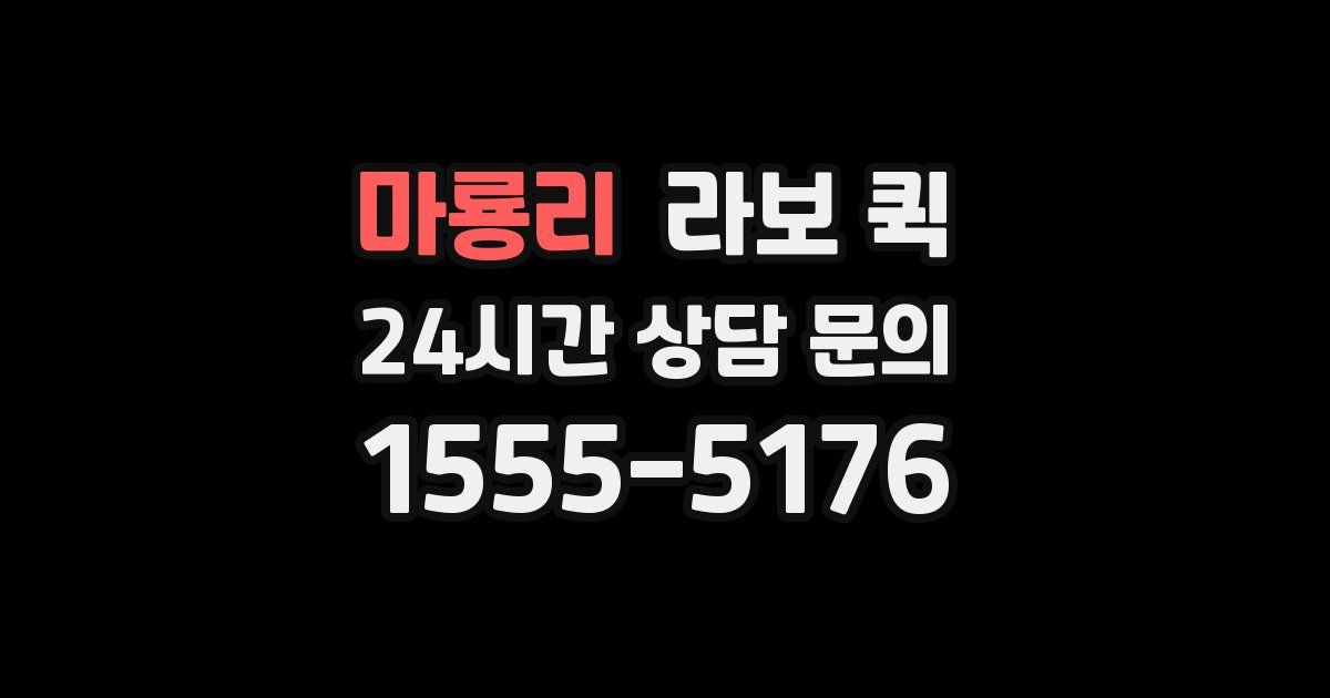 마룡리 라보 퀵