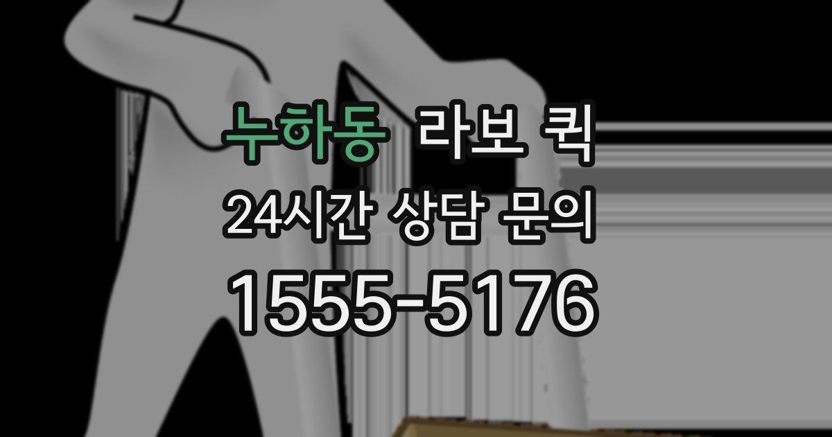 누하동 라보 퀵