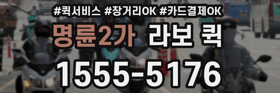 명륜2가 라보 퀵