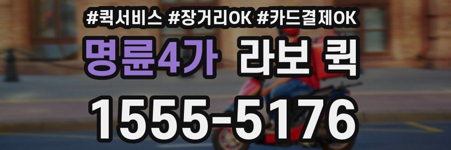 명륜4가 라보 퀵