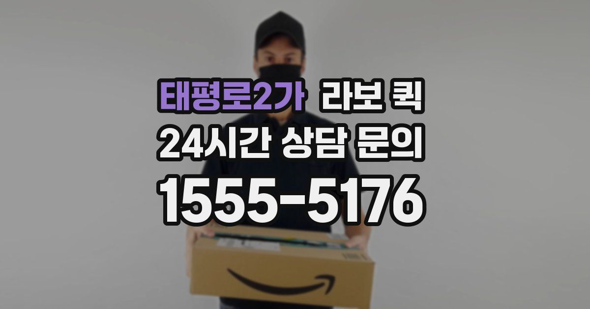 태평로2가 라보 퀵