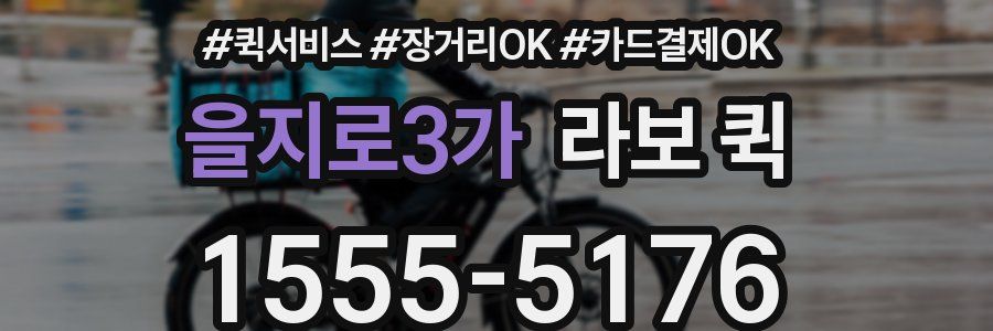 을지로3가 라보 퀵