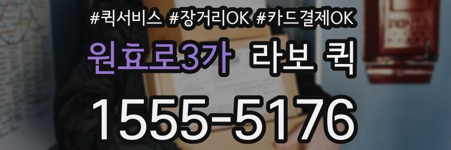 원효로3가 라보 퀵