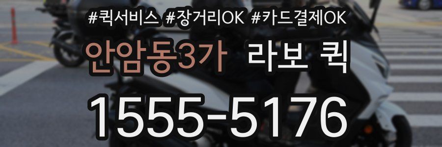 안암동3가 라보 퀵