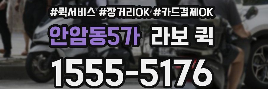 안암동5가 라보 퀵