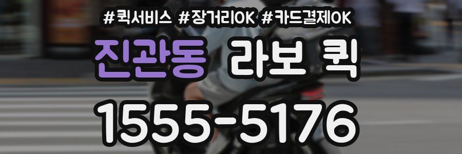 진관동 라보 퀵