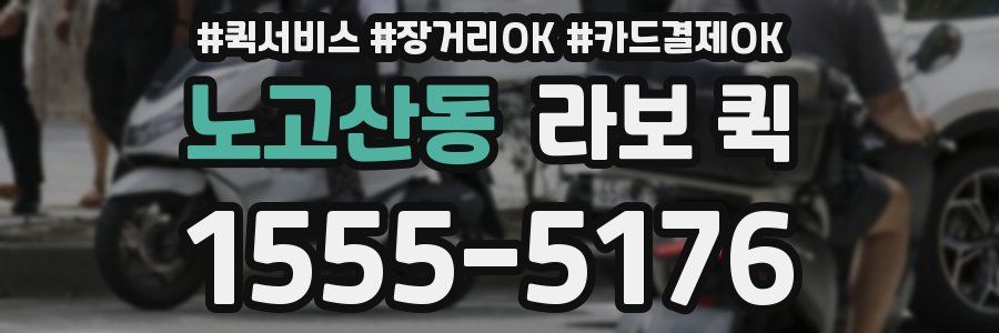 노고산동 라보 퀵