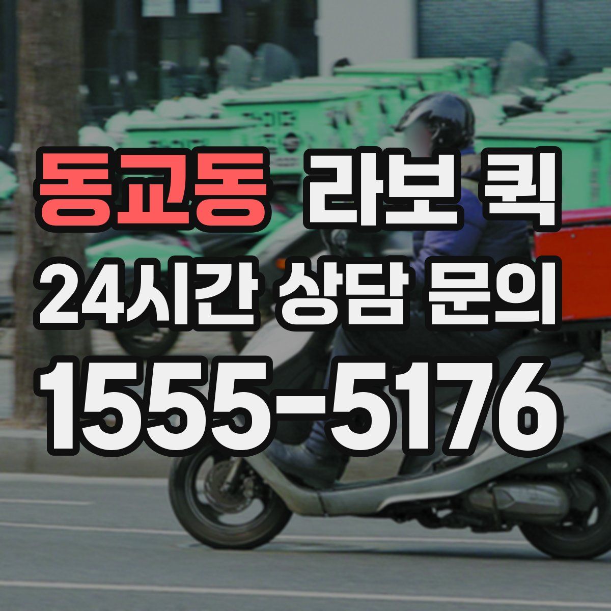 동교동 라보 퀵