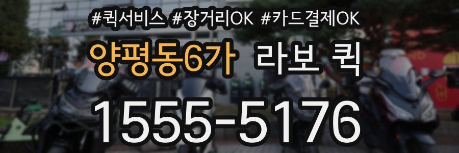 양평동6가 라보 퀵