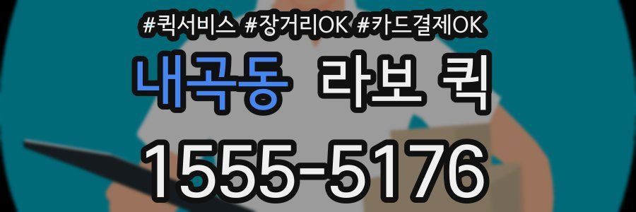 내곡동 라보 퀵