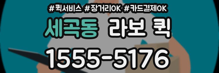 세곡동 라보 퀵