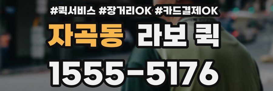 자곡동 라보 퀵