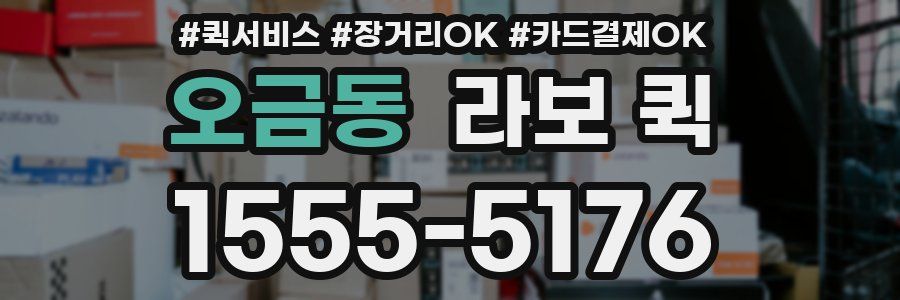 오금동 라보 퀵