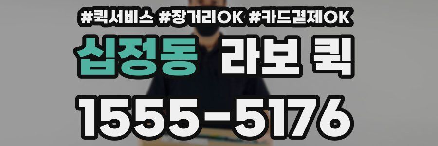 십정동 라보 퀵