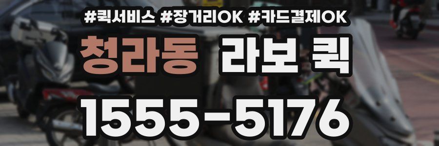 청라동 라보 퀵