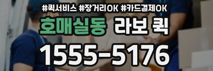 호매실동 라보 퀵