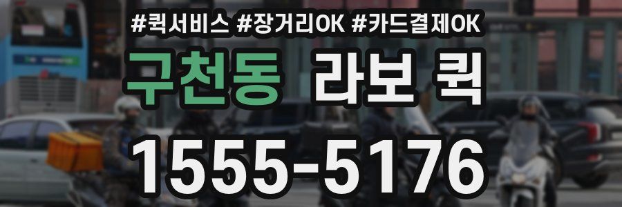 구천동 라보 퀵