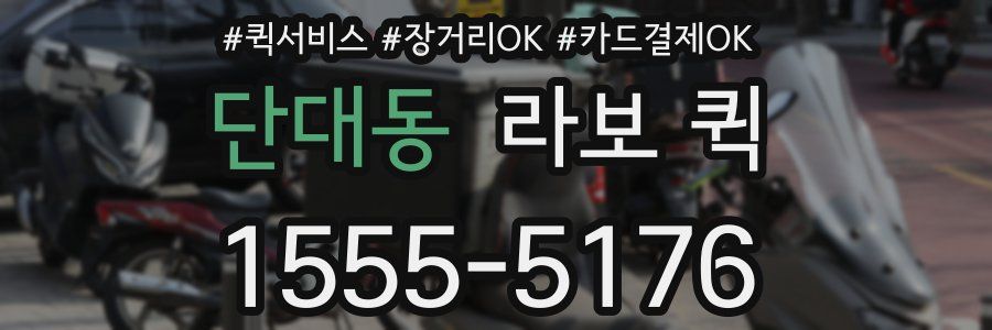 단대동 라보 퀵