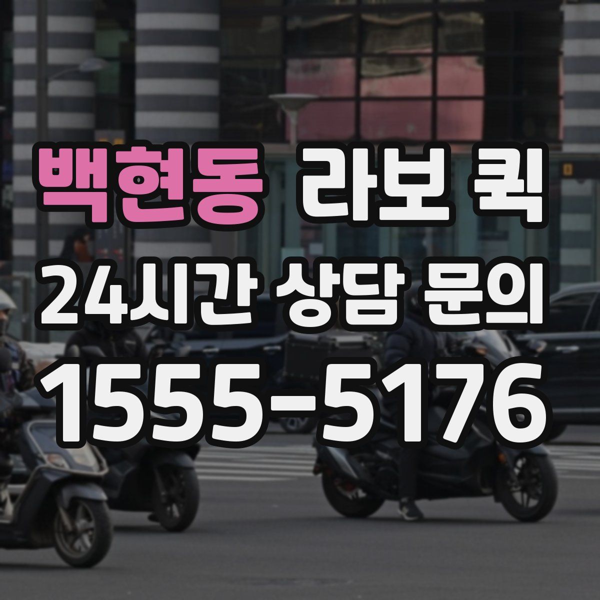 백현동 라보 퀵