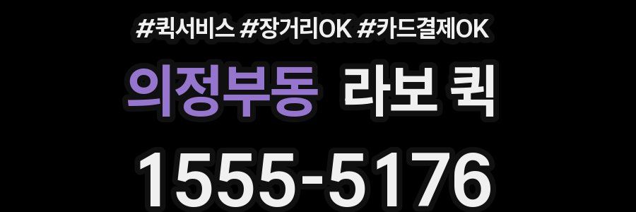 의정부동 라보 퀵