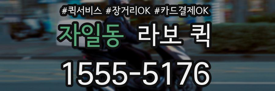 자일동 라보 퀵