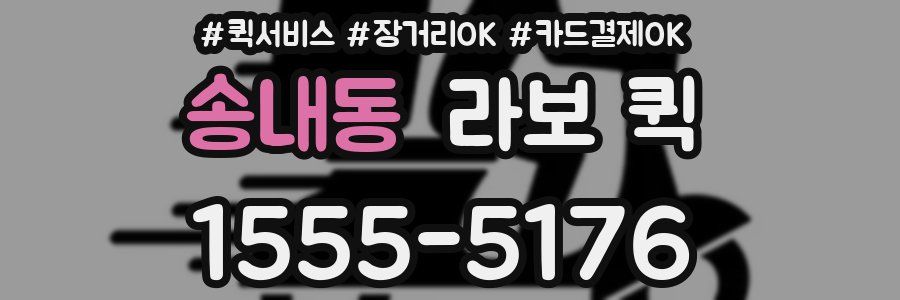 송내동 라보 퀵