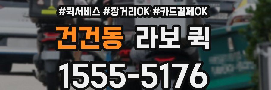 건건동 라보 퀵