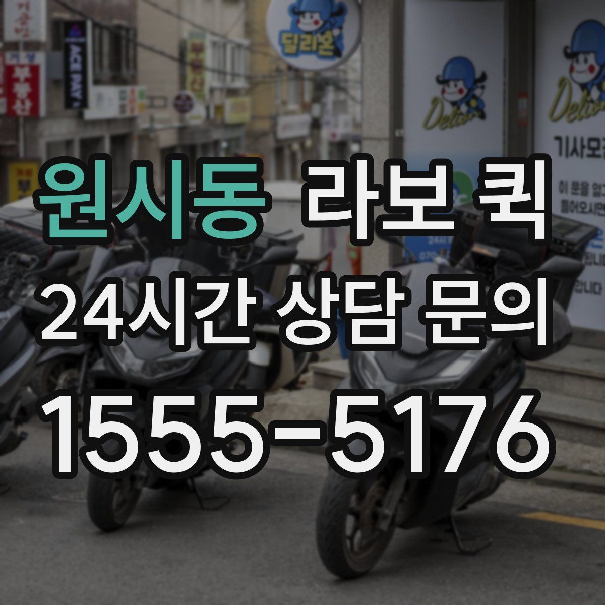 원시동 라보 퀵