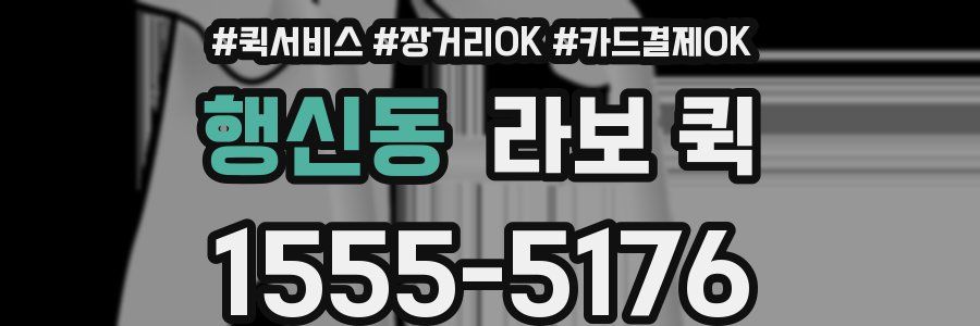 행신동 라보 퀵