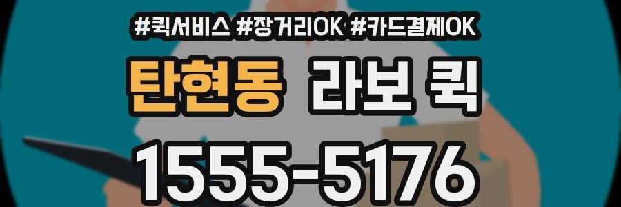 탄현동 라보 퀵