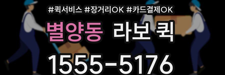 별양동 라보 퀵