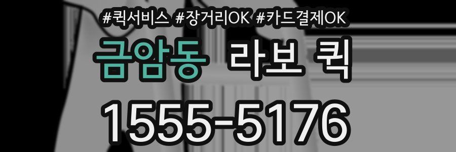 금암동 라보 퀵