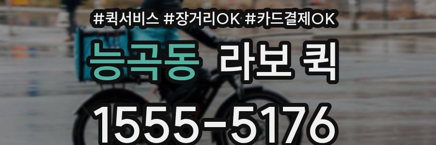 능곡동 라보 퀵