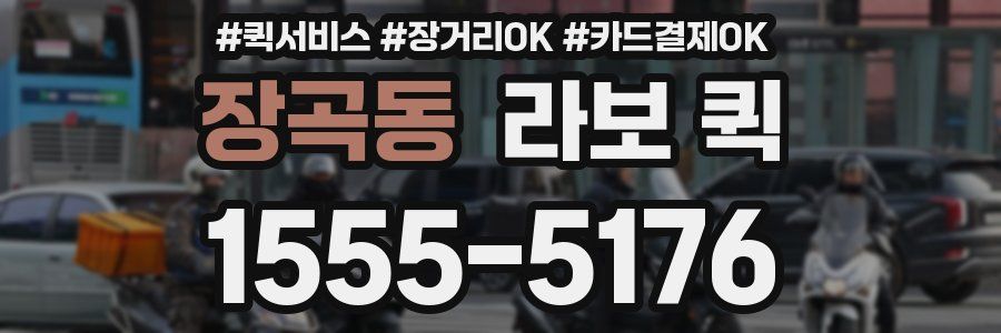 장곡동 라보 퀵