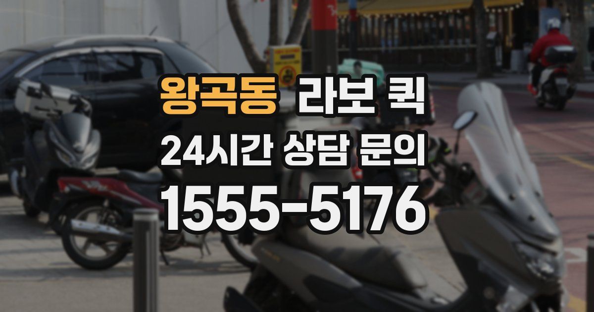 왕곡동 라보 퀵