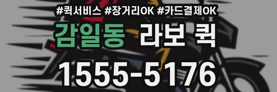 감일동 라보 퀵