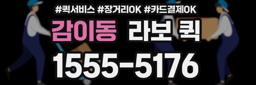 감이동 라보 퀵