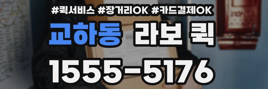 교하동 라보 퀵