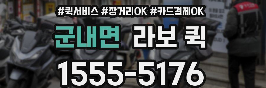 군내면 라보 퀵