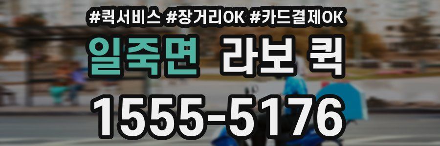 일죽면 라보 퀵