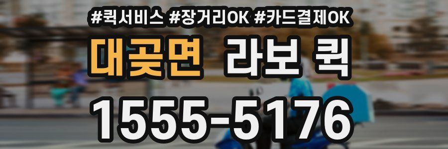 대곶면 라보 퀵