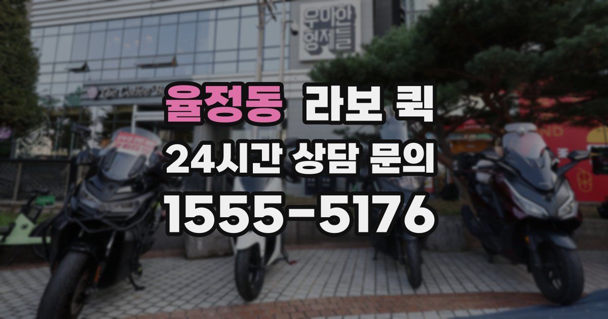 율정동 라보 퀵